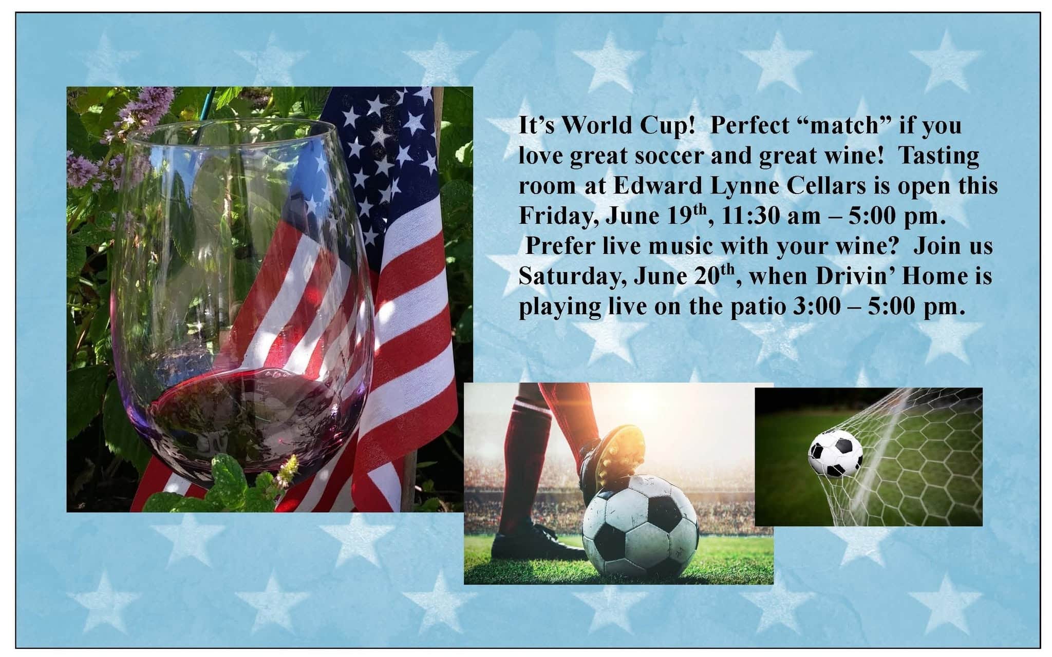 Soccer and Wine - World Cup - 6-19 and 20